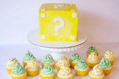 Mario Question Block Cake