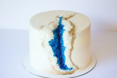 Sapphire Geode Cake #1